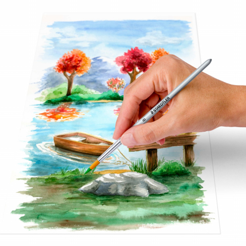 Tempera acuarele Staedtler 12 culori x 12 ml [2]