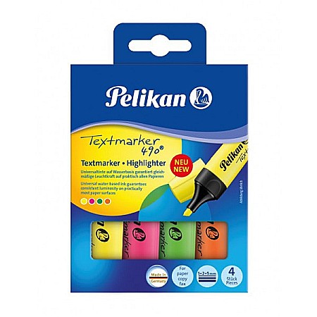 Instrumente de scris - Textmarker 4 culori/set Pelikan 490