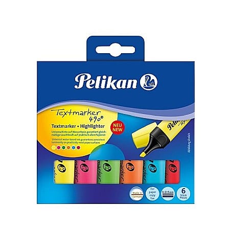 Instrumente de scris - Textmarker 6 culori/set Pelikan 490