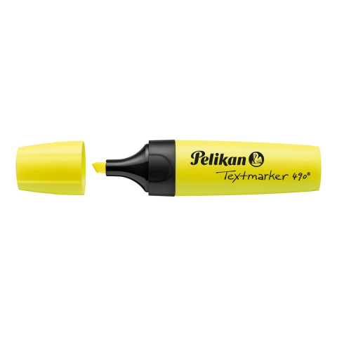 Textmarkere - Textmarker galben neon, varf 1-5 mm, Pelikan 490