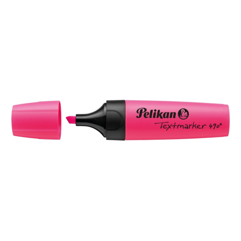 Textmarkere - Textmarker roz neon, varf 1-5 mm, Pelikan 490
