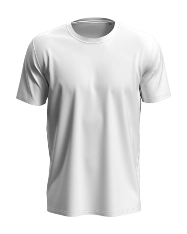 Tricouri - Tricou alb unisex Stedman Lux
