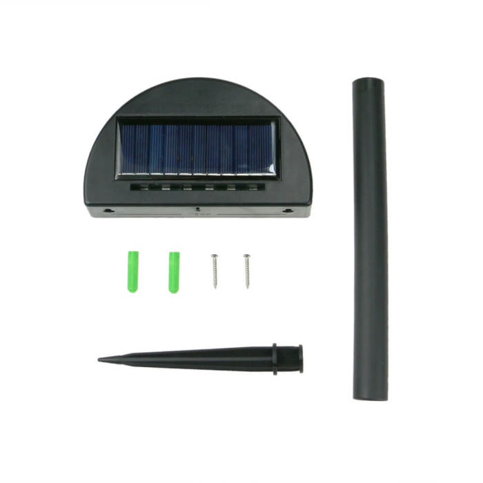 Bază LED solară RGB pentru exterior cu slot pentru plăci acrilice [7]