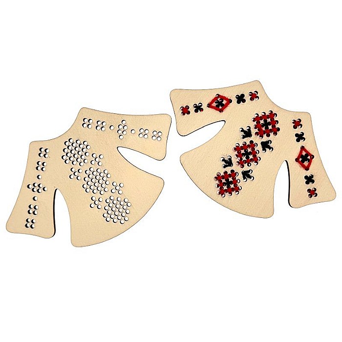 Figurina din lemn, model ie cu gauri pentru cusut, 15.6 cm [5]