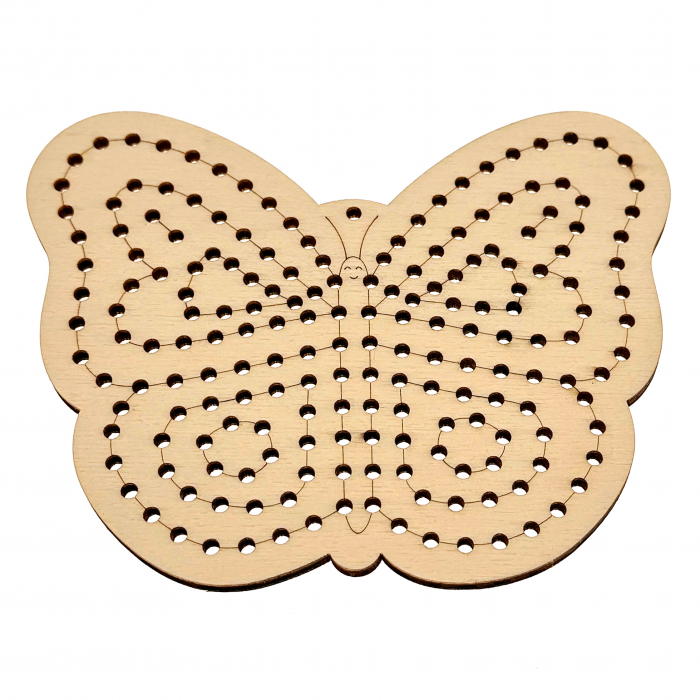 Figurina fluturaș din lemn pentru cusut - Activități creative DIY pentru copii [2]