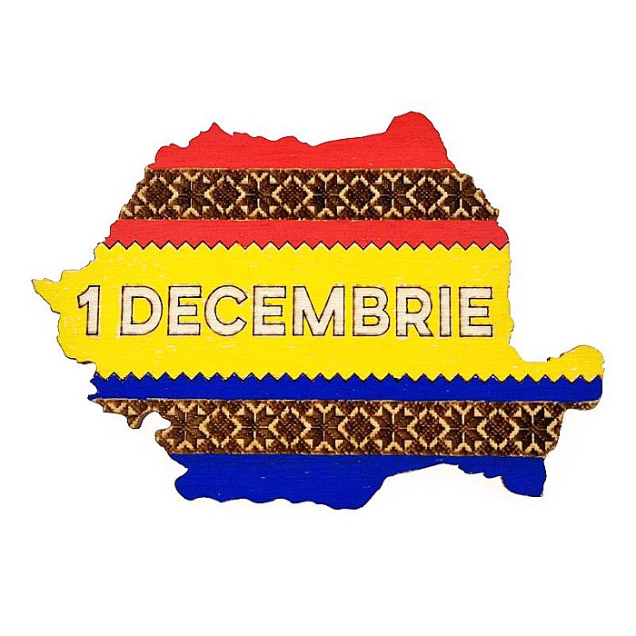 harta romania 1 decembrie lemn pentru pictat – contur gravat [2]