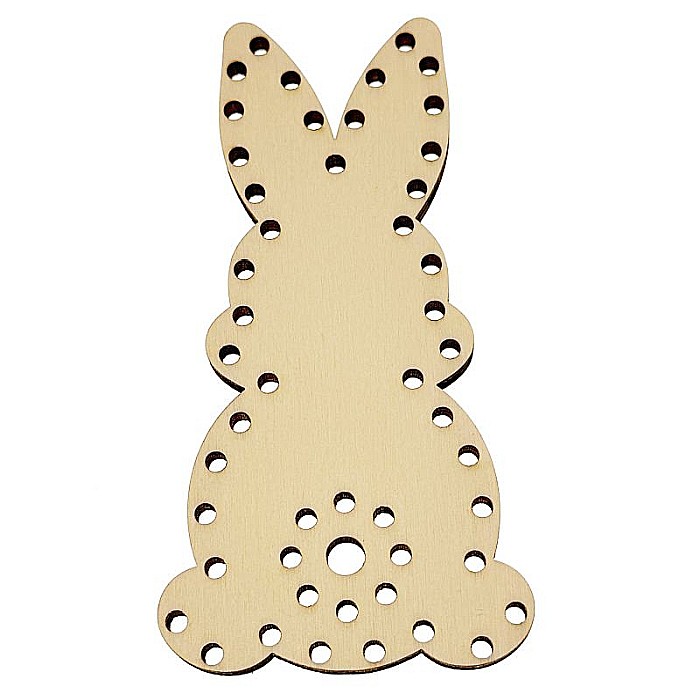 Iepuras pentru cusut, din lemn, 10 cm [6]