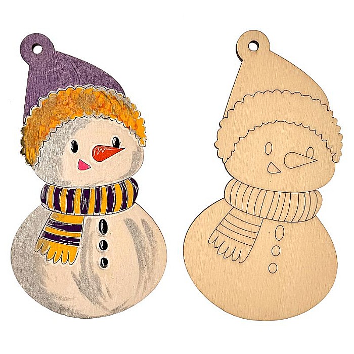 Om de zapada copil, figurina din lemn, 12 cm [2]