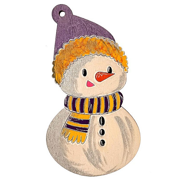 Om de zapada copil, figurina din lemn, 12 cm [3]