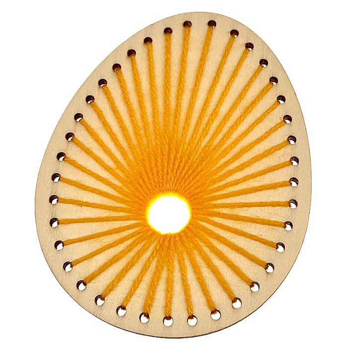 Ou pentru cusut, din lemn, 12 cm [2]