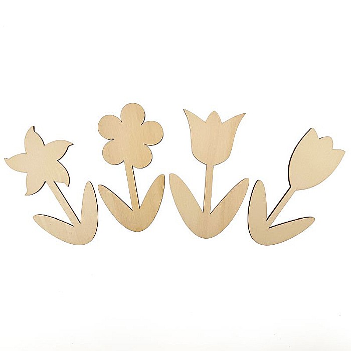 Set 4 figurine floare - CO001 [4]