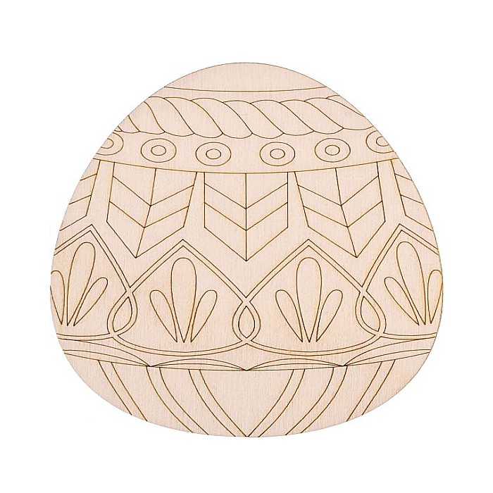 Set oua din lemn, pentru pictat, 12 cm, set 2 bucati [3]