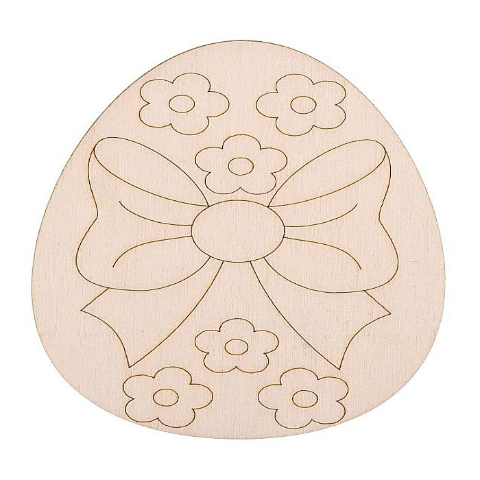 Set oua din lemn, pentru pictat, 12 cm, set 2 bucati [2]