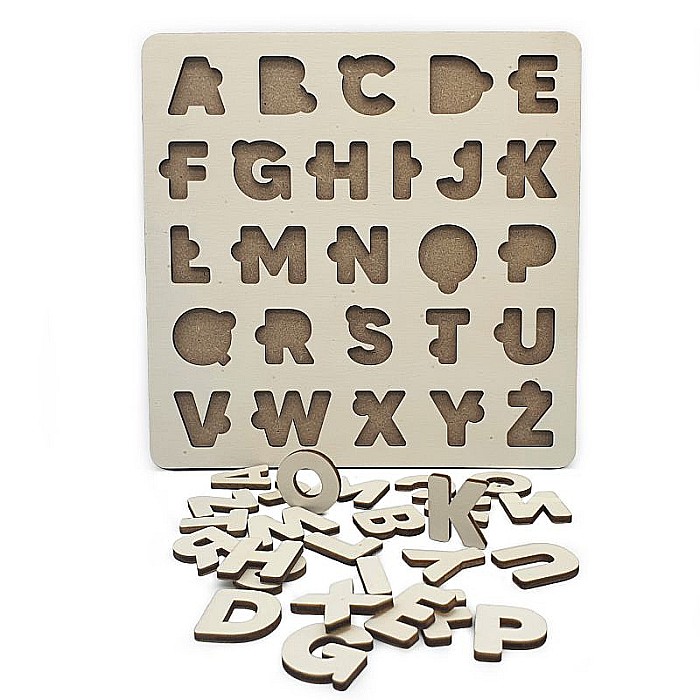 Set puzzle cifre, alfabet si forme geometrice - PZ008 [2]