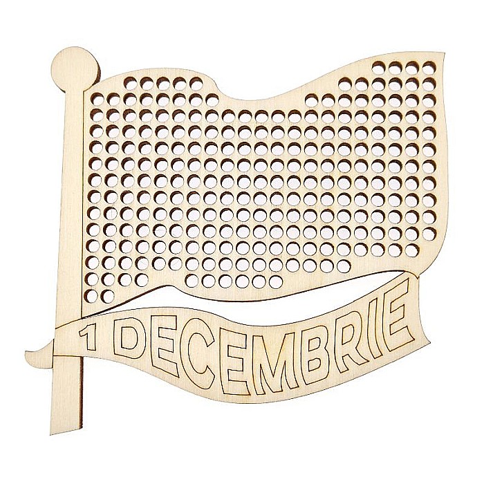Steagul Romaniei, 1 Decembrie cu gauri pentru cusut [4]