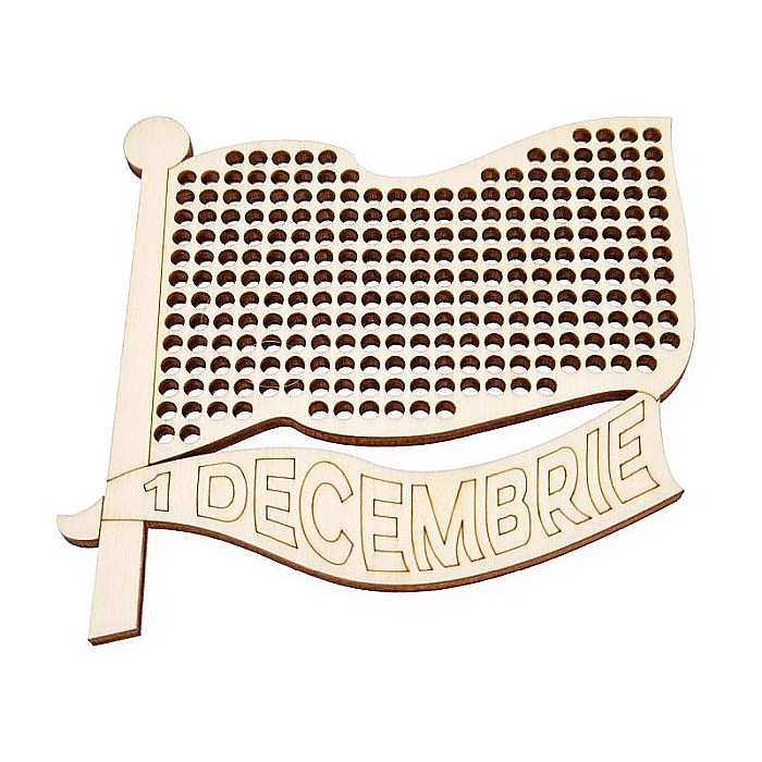 Steagul Romaniei, 1 Decembrie cu gauri pentru cusut [3]
