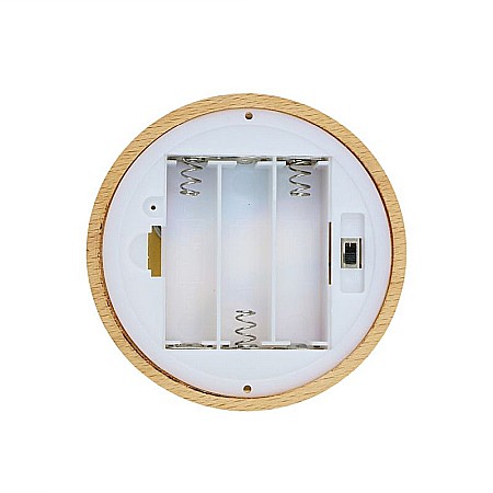Baza led pentru acrilic, lemn masiv de fag, model TDL-WR, 7 culori, 8 Led [4]