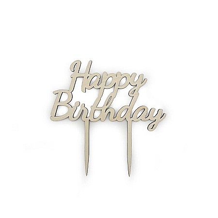 Caketoppere - Caketopper Happy Birthday