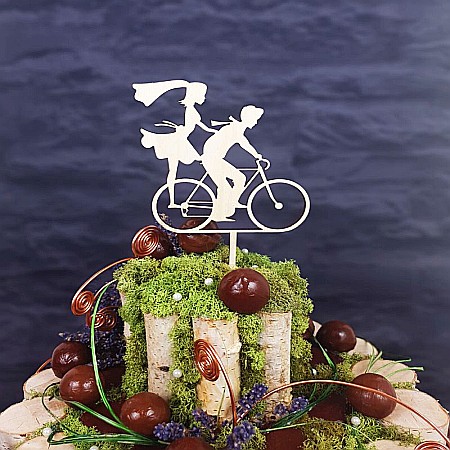 Caketoppere - Decoratiune tort - Miri pe doua roti