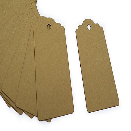 Martisor - Etichete din carton Kraft reciclat pentru produse handmade - Set 20 bucati.