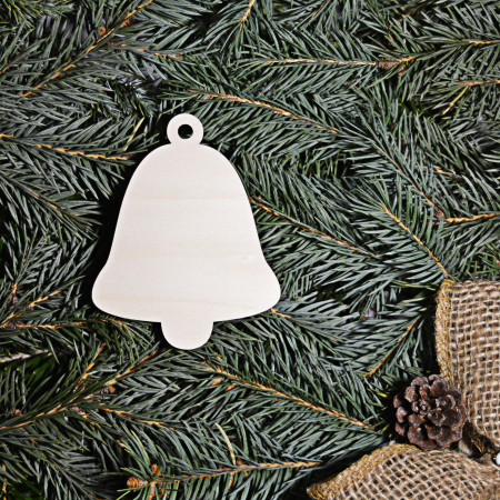 Craciun - Clopot din lemn DIY pentru decoruri de Crăciun