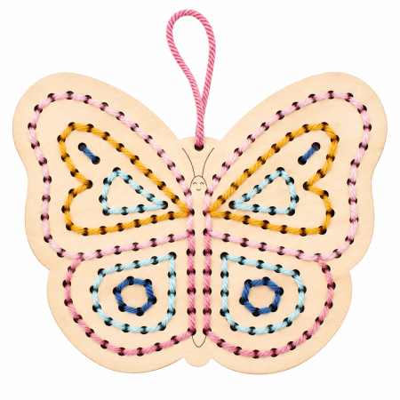 Figurina fluturaș din lemn pentru cusut - Activități creative DIY pentru copii [2]