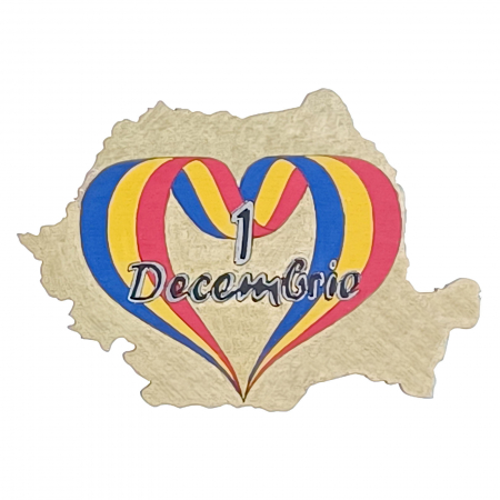 Harta României de 1 Decembrie pentru pictat - Decorațiune DIY [1]