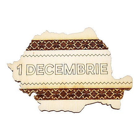 harta romania 1 decembrie lemn pentru pictat – contur gravat