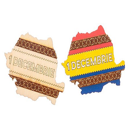 harta romania 1 decembrie lemn pentru pictat – contur gravat [2]
