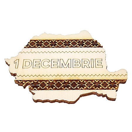 harta romania 1 decembrie lemn pentru pictat – contur gravat [3]