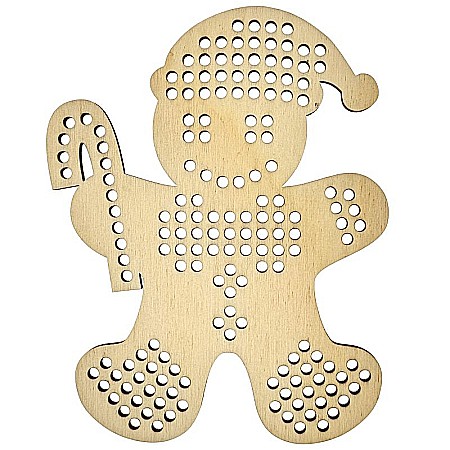 Craciun - Omulet cu bombonica, 12 cm, decoratiune brad