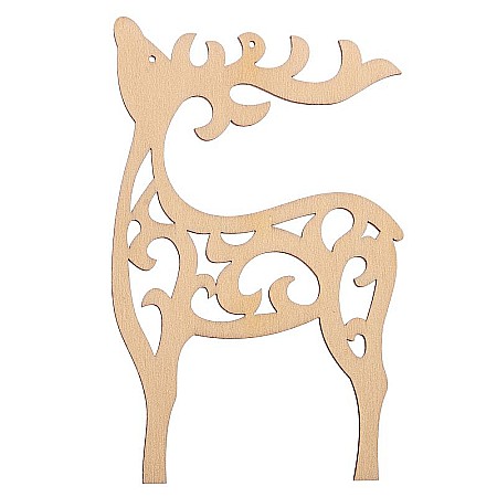 Ornament Craciun - Ren, lemn [2]