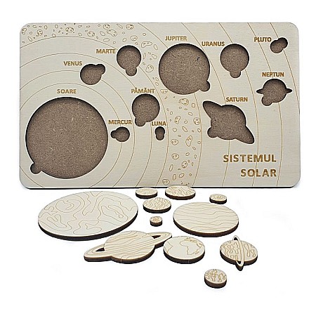 Jucarii educative - Puzzle educativ Sistemul Solar - PZ009