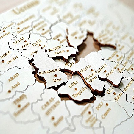Puzzle Harta Romaniei - PZ001 - PZ002 [1]