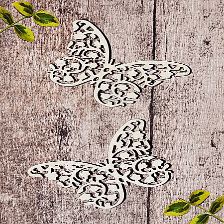 Ornamente si scrapbooking - Set 2 ornamente fluture - OS002