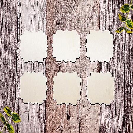 Suporturi decoupage, placute pirogravura - Set 6 placute pirogravura - PP001 - PP003