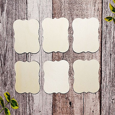 Suporturi decoupage, placute pirogravura - Set 6 placute pirogravura - PP007 - PP009