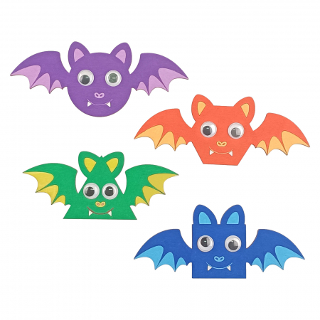 Set DIY lilieci Halloween din lemn pentru pictat [1]