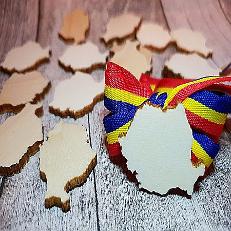 Martisor - Set martisoare harta romaniei - SM197 - SM203