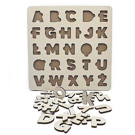 Set puzzle cifre, alfabet si forme geometrice - PZ008 [1]