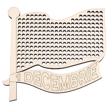 Forme pentru cusut - Steagul Romaniei, 1 Decembrie cu gauri pentru cusut