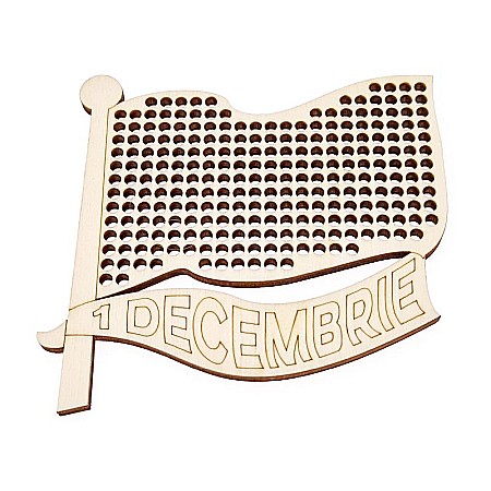 Steagul Romaniei, 1 Decembrie cu gauri pentru cusut [2]