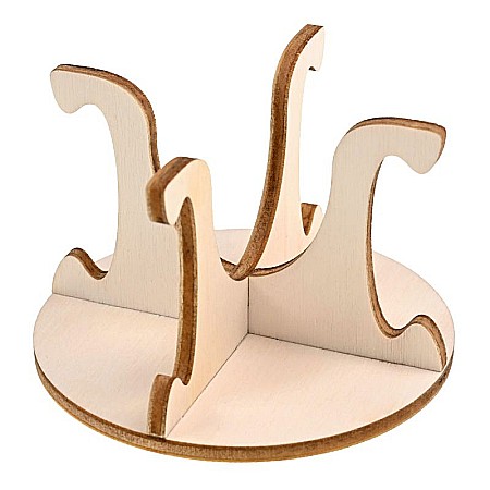 Suport din lemn, pentru oua incondeiate, 6 cm inaltime [1]