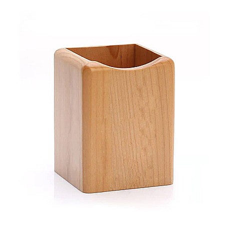 Articole Conexe - suport creioane lemn natural masiv fag 10 cm organizator birou