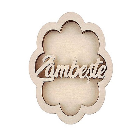 Baze pentru licheni - Zambeste - baza pentru licheni, 8 cm - BR013
