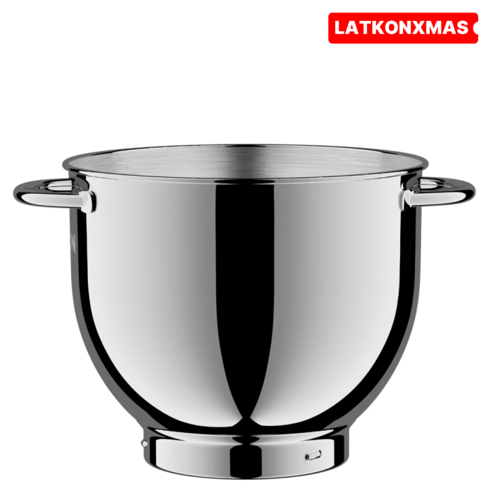 Bol de inox, compatibil cu mixerul Latkon® LTK-1500, 7L, 2 Manere, Otel Inoxidabil, Argintiu [1]