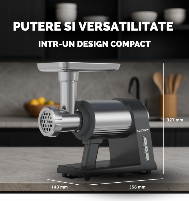 masina tocat carne Latkon MG-001 2000W cu accesoriu suc rosii [7]