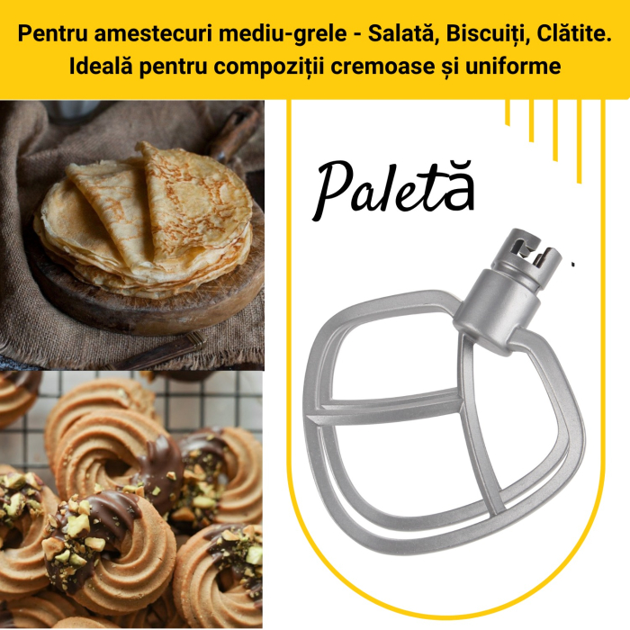 Mixer planetar Latkon LTK-1500 cu bol inox [7]