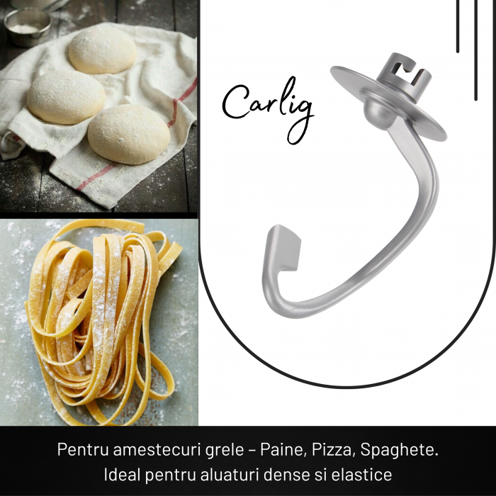 Mixer planetar Latkon LTK-1800 cu bol inox [5]