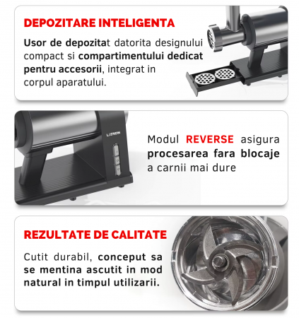 masina tocat carne Latkon MG-001 2000W cu accesoriu suc rosii [5]